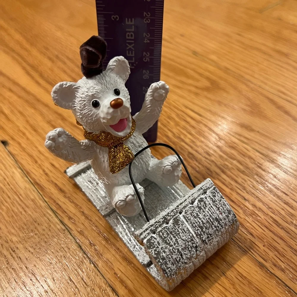 NWT Michael Aram Sledding Teddy Ornament